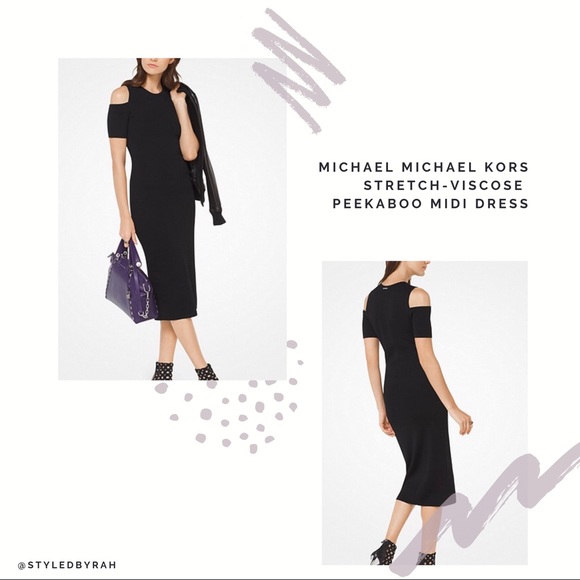 michael michael kors midi dress